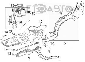 Rezervor de combustibil Toyota Rav4 13-18