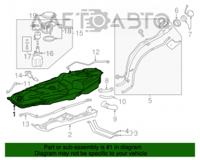 Rezervor de combustibil Toyota Rav4 13-18