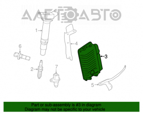 Modulul ECU al motorului Toyota Rav4 13-18 hibrid