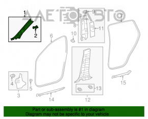 Capacul amortizorului din față dreapta Toyota Rav4 13-18