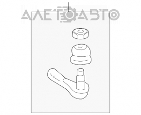 Capăt direcție dreapta Mitsubishi Galant 04-12 nou original OEM