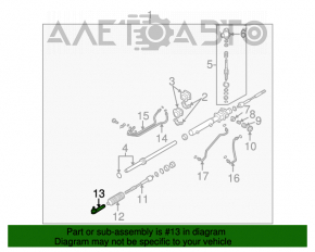 Cap de bara stânga Subaru b9 Tribeca 06-07