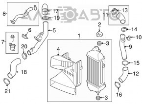 Intercooler Hyundai Santa Fe 13-18 2.0T