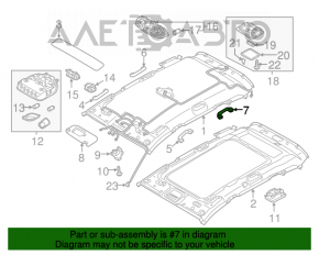 Ручка потолка правая Hyundai Santa FE Sport 13-18