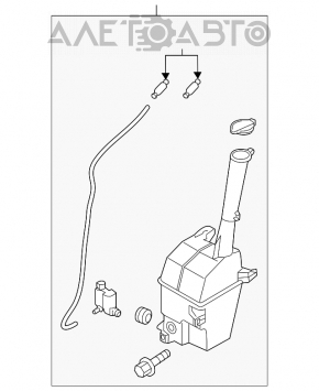 Бачок омывателя Hyundai Santa FE Sport 13-18
