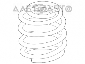 Arcul de suspensie frontal stânga Hyundai Santa FE Sport 13-18 2.0