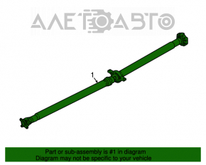 Arborele cardanic pentru Hyundai Santa FE Sport 13-16, motorizare 2.4