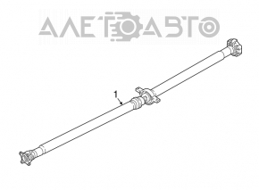 Arborele cardanic pentru Hyundai Santa FE Sport 13-16, motorizare 2.4