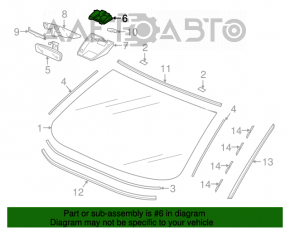 Камера передняя Honda Accord 18-22