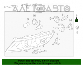 Suport far stânga Kia Optima 11-15 nou OEM original