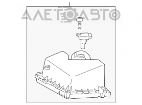 Корпус воздушного фильтра в сборе Toyota Highlander 14-16 3.5