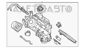 Печка задняя в сборе Toyota Highlander 14-19