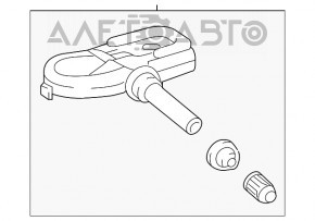 Senzor presiune roata Toyota Highlander 14-19 nou original OEM