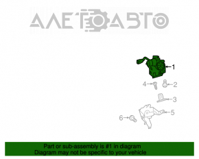 Blocarea portbagajului Toyota Highlander 14-19