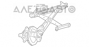 Mecanismul de ridicare a geamului din spate dreapta pentru Toyota Sienna 04-10