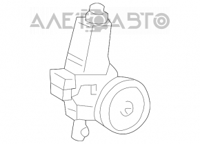 Motor electric pentru ridicarea geamului din spate, dreapta, pentru Toyota Sienna 04-10.