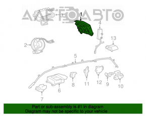 Airbagul din volanul șoferului pentru Toyota Sienna 04-10