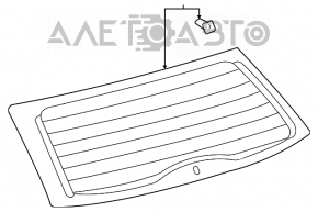 Стекло двери багажника Toyota Sienna 04-10