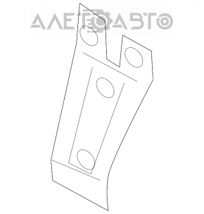 Bara de blocare a capotei VW Jetta 11-18 SUA