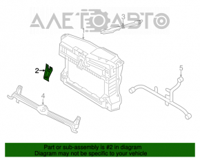 Bara de blocare a capotei VW Jetta 11-18 SUA