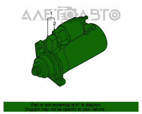 Стартер VW Beetle 12-19 2.5 АКПП тип 2