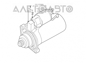 Стартер VW Beetle 12-19 2.5 АКПП тип 2