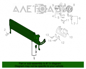 Radiator de ulei de răcire VW Tiguan 09-17 DSG