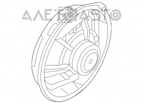 Динамик дверной передний левый Ford Escape MK3 13-19 titanium 4Ом, слом креп