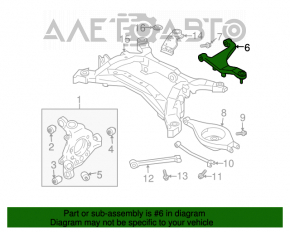 Maneta superioară din spate dreapta Nissan 350z