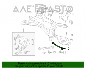 Maneta transversală spate dreapta Nissan 350z