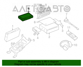 Monitor, display, navigație Nissan Murano z50 03-08