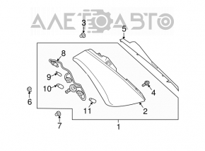 Lampa stânga Nissan Murano 03-05