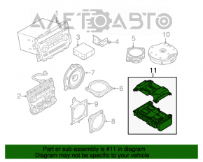 Усилитель аудио Nissan Murano z51 09-14
