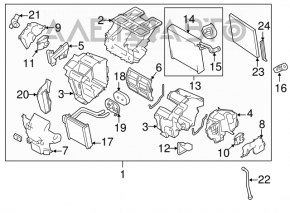 Corpul gol al unui Nissan Murano z51 09-14