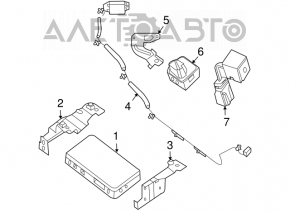 Calculatorul de control al telefonului Nissan Murano z51 09-14