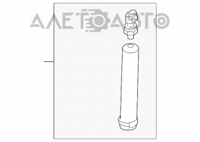 Radiatorul condensatorului de aer condiționat Nissan Rogue 07-12