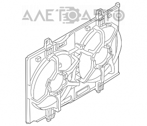 Difuzorul capacului radiatorului gol Nissan Rogue 07-12