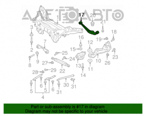 Maneta superioară din spate, dreapta, pentru Nissan Rogue 07-12.