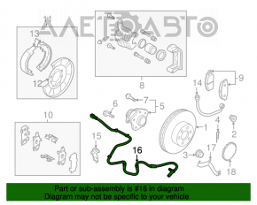 Датчик ABS задний правый Nissan Rogue 07-12