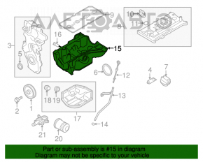 Palet de ulei Nissan Versa 1.8 10-12 MR18DE