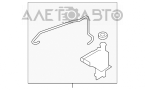 Vas de expansiune racire Nissan Versa 1.8 10-12 nou original OEM