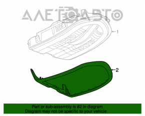 Consola centrală cu suport pentru pahare Porsche Cayenne 958 11-14