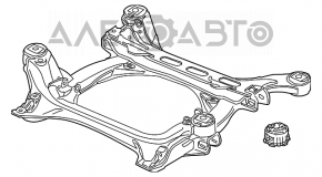 Подрамник передний Porsche Cayenne 958 11-17