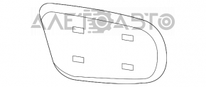 Elementul oglindă stânga Subaru B9 Tribeca