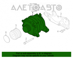Генератор Subaru Forester 14-18 SJ 2.5, 2.0