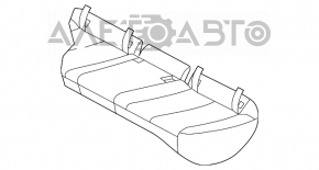 Задний ряд сидений 2 ряд Subaru Outback 10-14