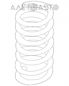 Пружина задняя правая Subaru Outback 10-14 3.6 OEM