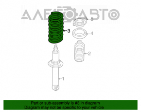 Arc spate stânga Subaru Outback 10-14 3.6