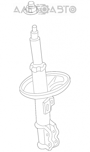 Amortizorul frontal stânga Toyota Avalon 05-12 nou OEM original