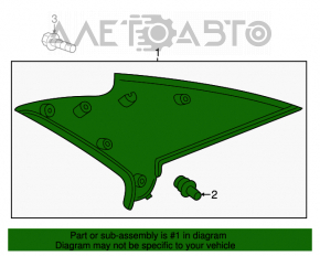 Capac spate stânga pentru Toyota Camry v30 2.4